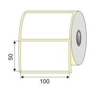 Picture of Nalepnica papir bela 100x50  1"