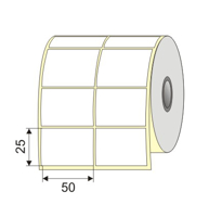 Picture of Nalepnica papir bela 50x25 1"