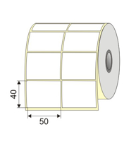 Picture of Nalepnica papir bela 50x40 1"