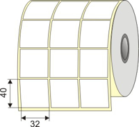 Picture of Nalepnica papir bela 32x40 3" U Hilzna