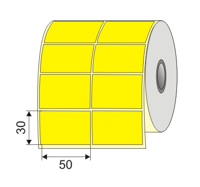 Picture of Nalepnica papir žuta 50x30 1"