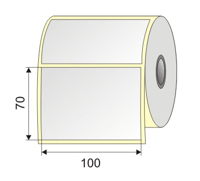 Picture of Nalepnica PVC bela 100x70 1"