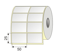 Picture of Nalepnica PVC bela 50x25 1"