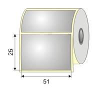 Picture of Nalepnica PVC silver 51x25 1" Z- ultimate