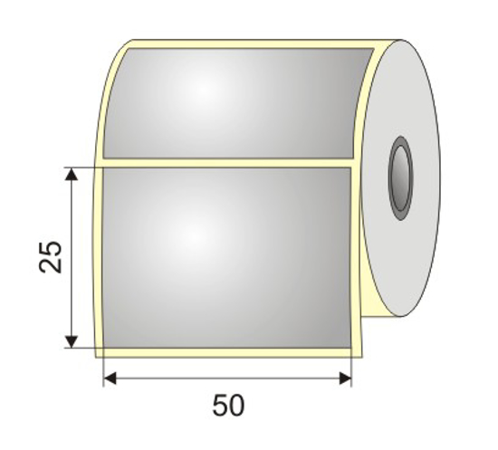 Picture of Nalepnica PVC silverVoid 50x25 1"