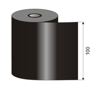 Picture of Ribon Zebra 2300 Wax 100x74m Spolja